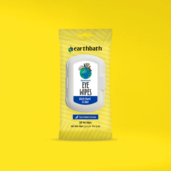 Earthbath Hypoallergenic Eye Wipes with Witch Hazel & Aloe - Image 2
