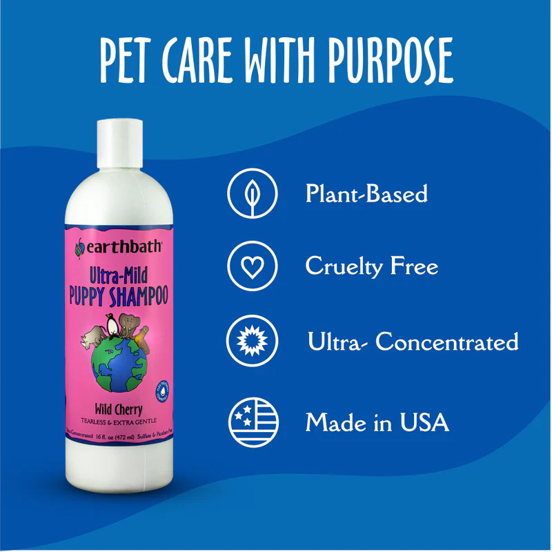 Earthbath Wild Cherry Ultra-Mild Puppy Shampoo - Image 6