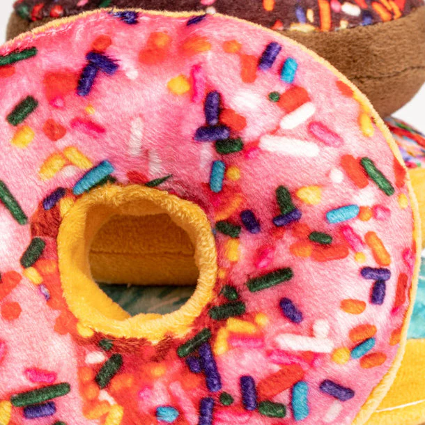 fabdog Box of Doughnuts Dog Toy - Image 2