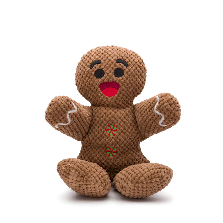 Fabdog Floppy Gingerbread Man Dog Toy - Image 3