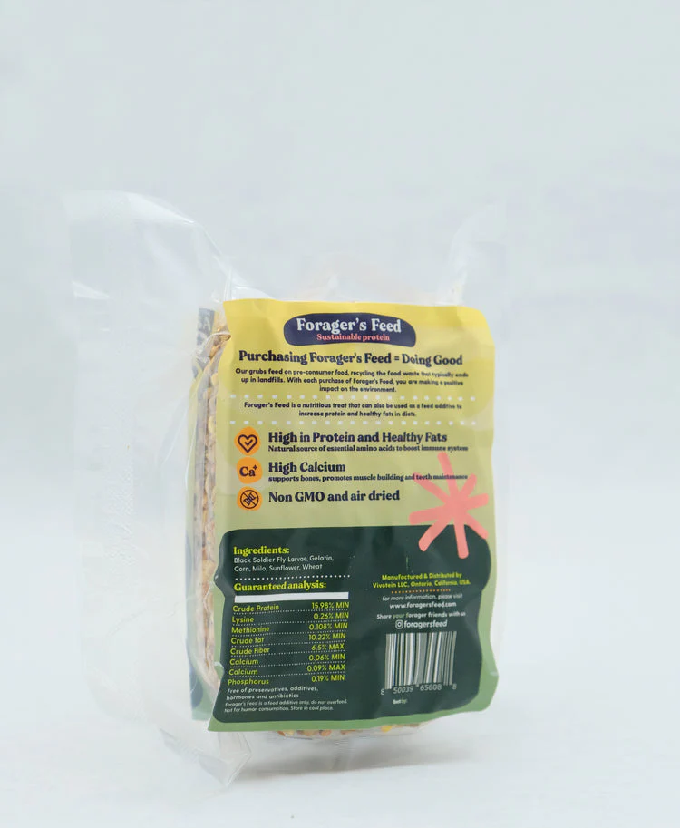 Forager's Feed Black Solider Fly Larvae Cake Mix - Image 2