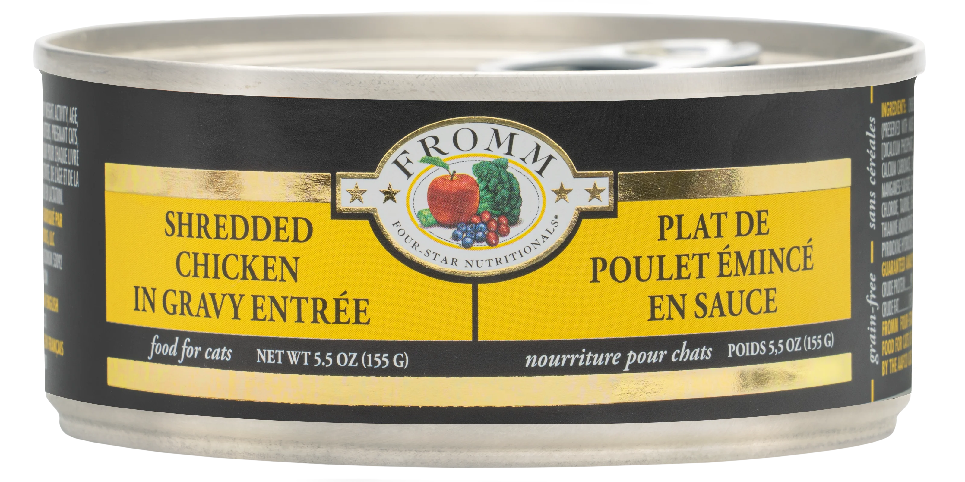 Fromm Four-Star Shredded Chicken in Gravy Entrée Cat Food