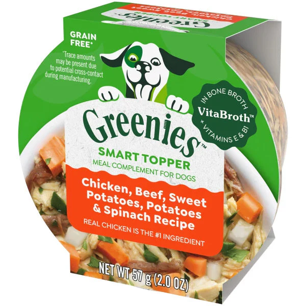 Greenies Smart Topper Wet Mix-In for Dogs, Chicken, Beef, Sweet Potatoes, Potatoes & Spinach Recipe - Image 2