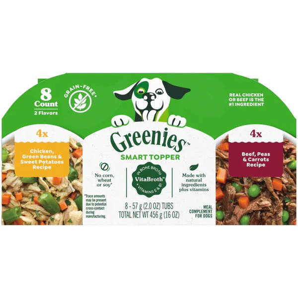 Greenies Smart Topper Wet Mix-In for Dogs, Chicken with Green Beans & Beef Pack - Image 2