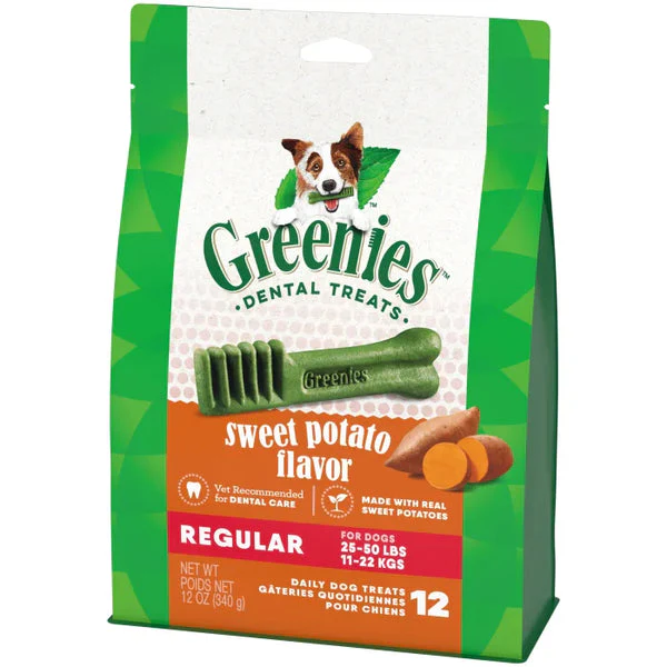 Greenies Sweet Potato Flavored Regular Dental Treats - Image 2