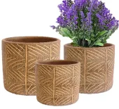 Harbor Gardens Planter Nala Carved Flower - Image 2