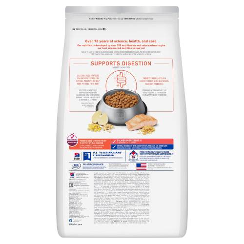 Hill's Science Diet Adult Perfect Digestion Dog Food, Salmon, Whole Oats & Brown Rice Recipe Dry Dog Food - Image 2