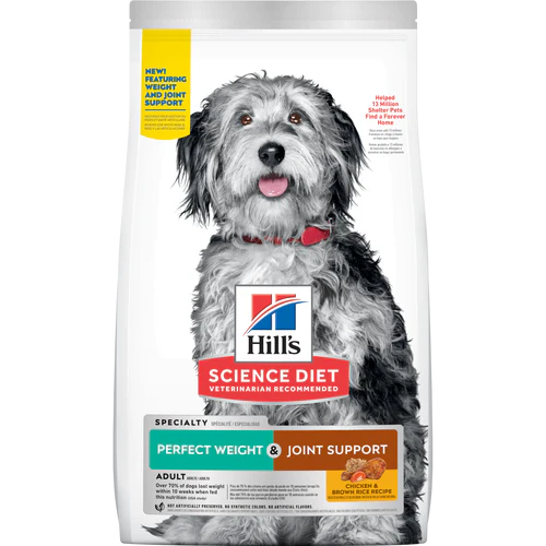 Hill's Science Diet Adult Perfect Weight & Joint Support Chicken Recipe Dry Dog Food