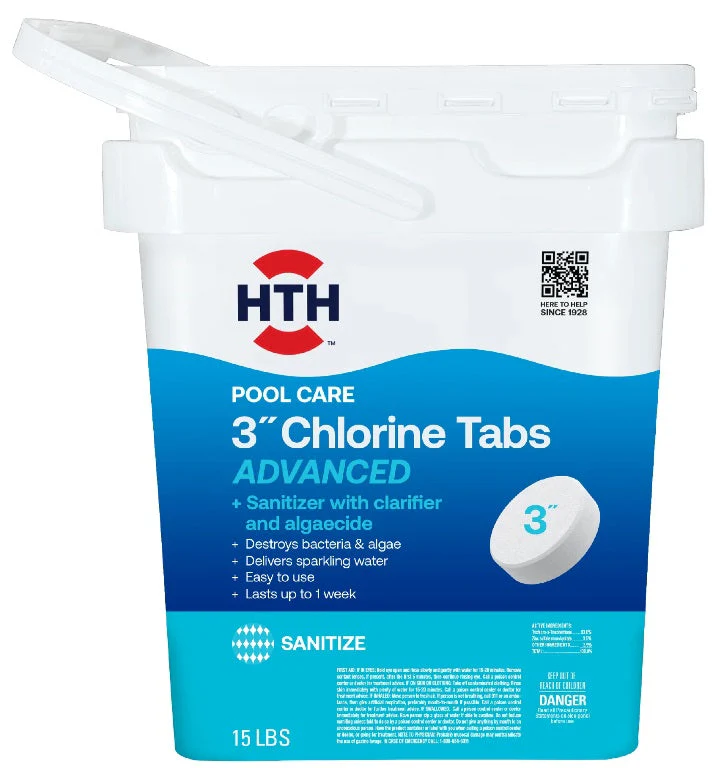 HTH™ Pool Care 3" Chlorine Tabs Advanced - Image 2