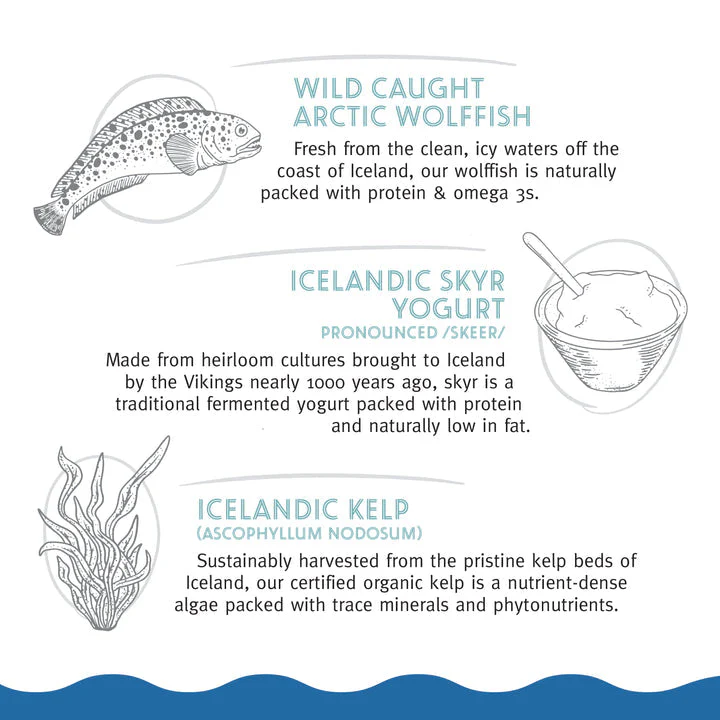 Icelandic+™ Chewy Jerky Bars Wolffish, Skyr, & Kelp Recipe Dog Treats - Image 4