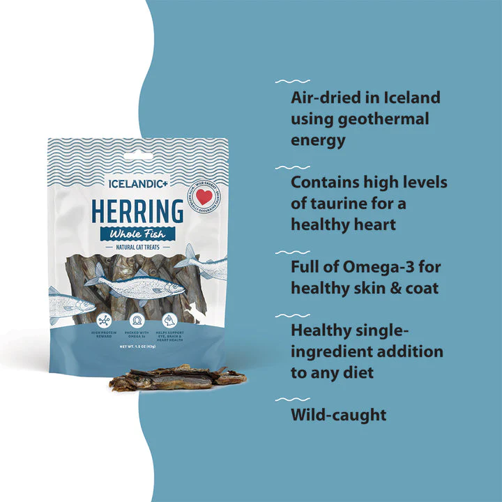 Icelandic+ Herring Whole Fish Cat Treats - Image 6