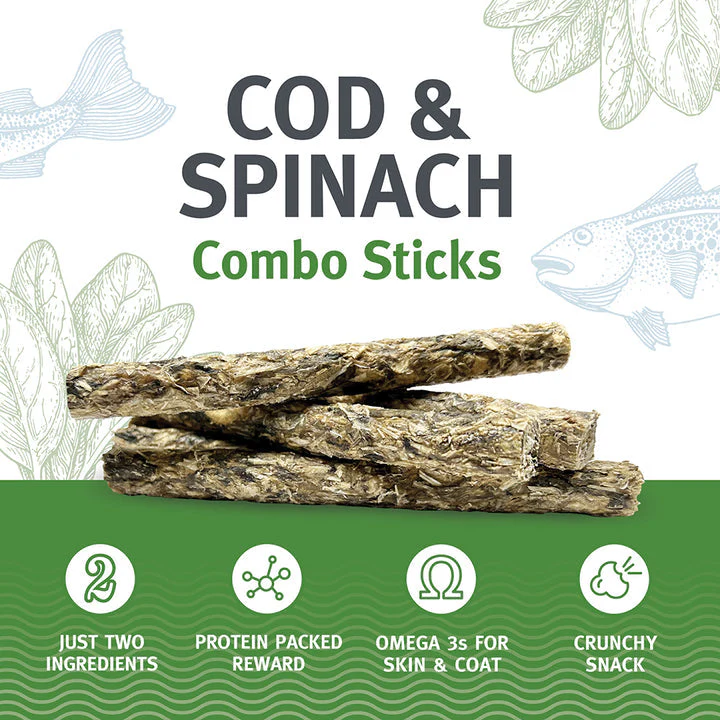 Icelandic+ Cod & Spinach Combo Sticks For Dogs - Image 3