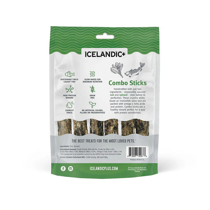 Icelandic+ Cod & Spinach Combo Sticks For Dogs - Image 5