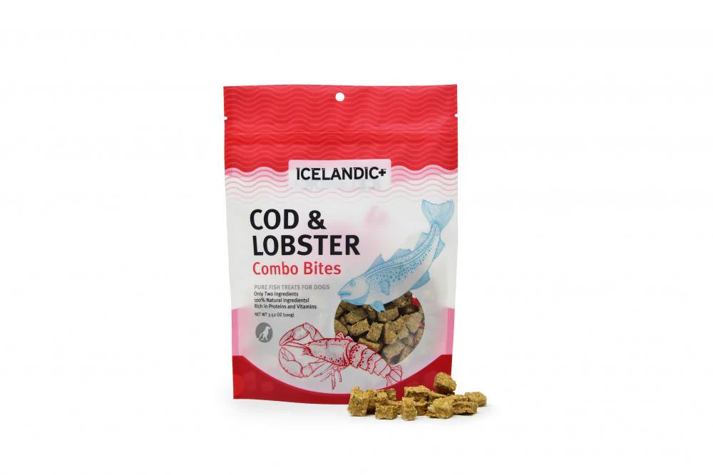 Icelandic+ Cod & Lobster Combo Bites Fish Dog Treats - Image 3