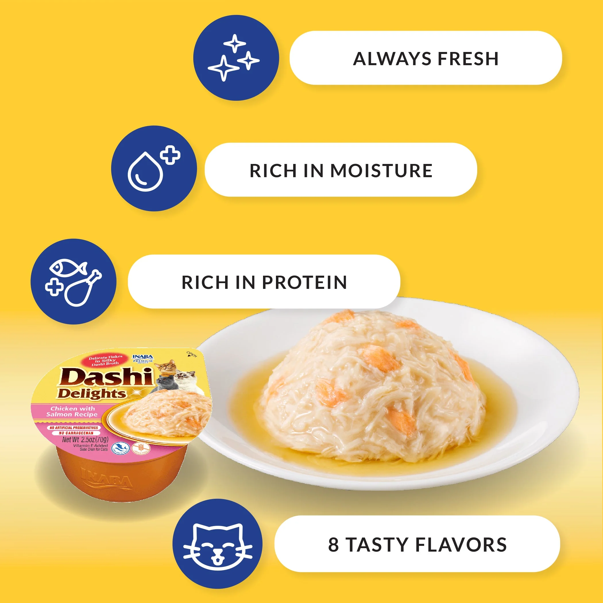 Inaba Dashi Delights Chicken Recipe Cat Treats - Image 3