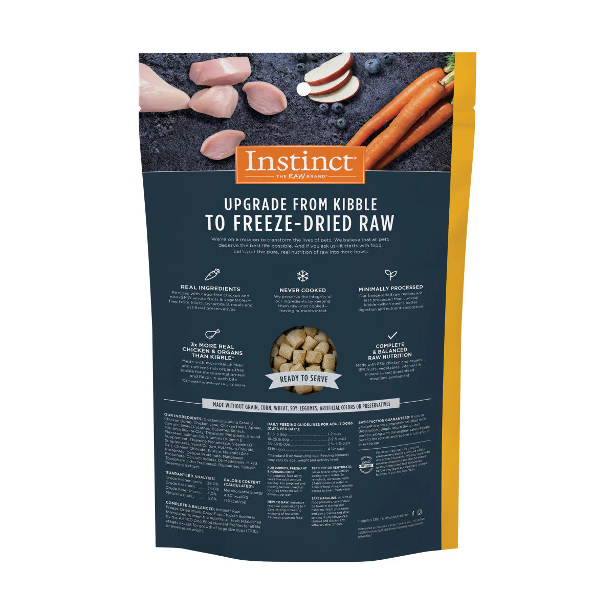 Instinct® Raw Freeze-Dried Meals Cage-Free Chicken Recipe For Dogs - Image 2