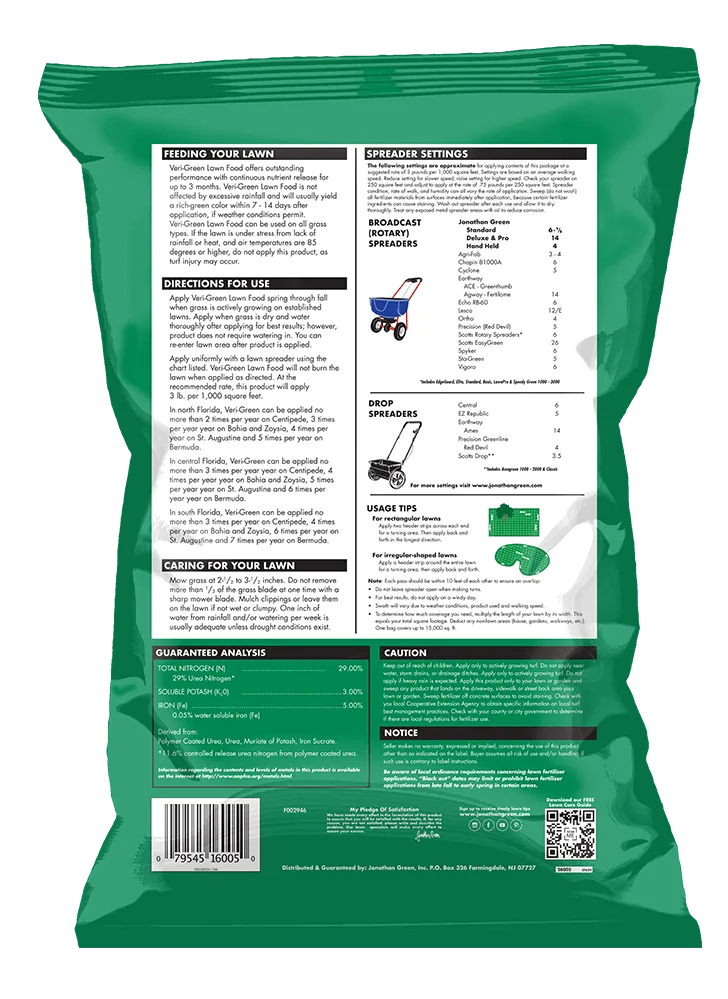 Jonathan Green Veri-Green Nitrogen Rich Lawn Fertilizer - Image 2