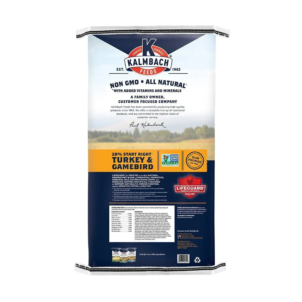 Kalmbach 28% Non-GMO Start Right™ Turkey & Gamebird - Image 2