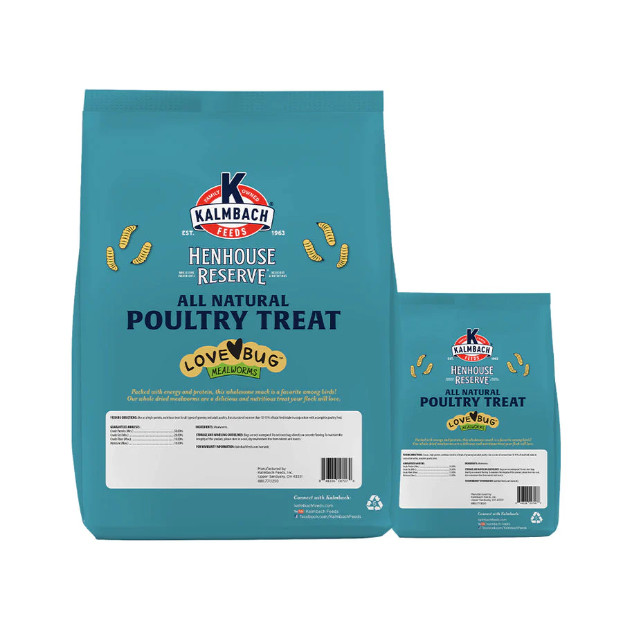 Kalmbach Feeds Henhouse Reserve Love Bug­™ Mealworm Treats - Image 2
