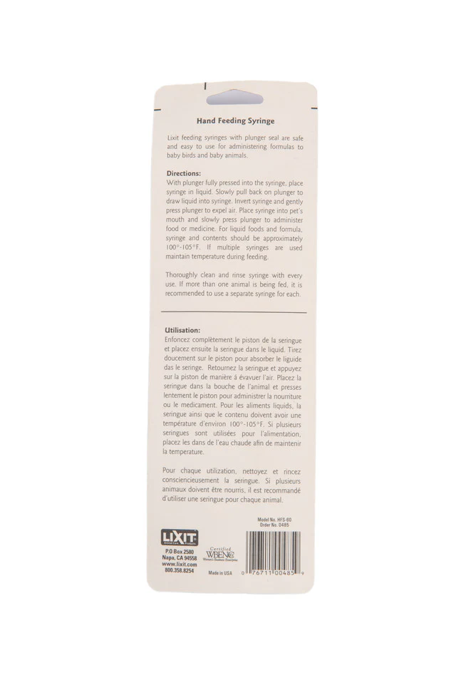 Lixit Hand Feeding Syringe - Image 4
