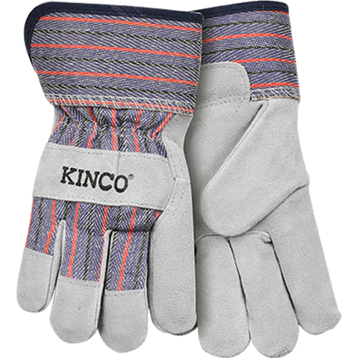 Kinco Kids' Suede Leather Palm with Safety Cuff