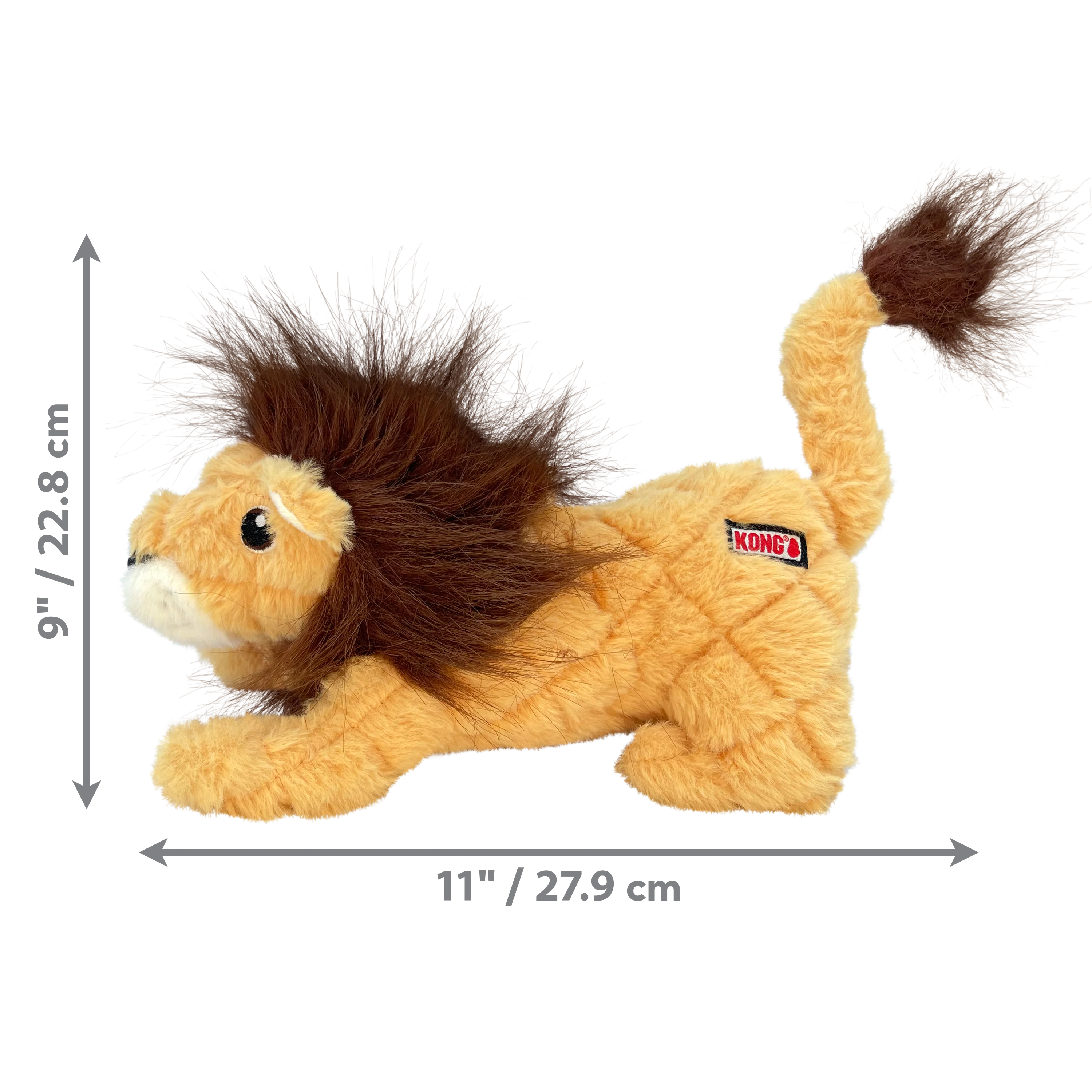 KONG Scampers Lion Dog Toy - Image 3