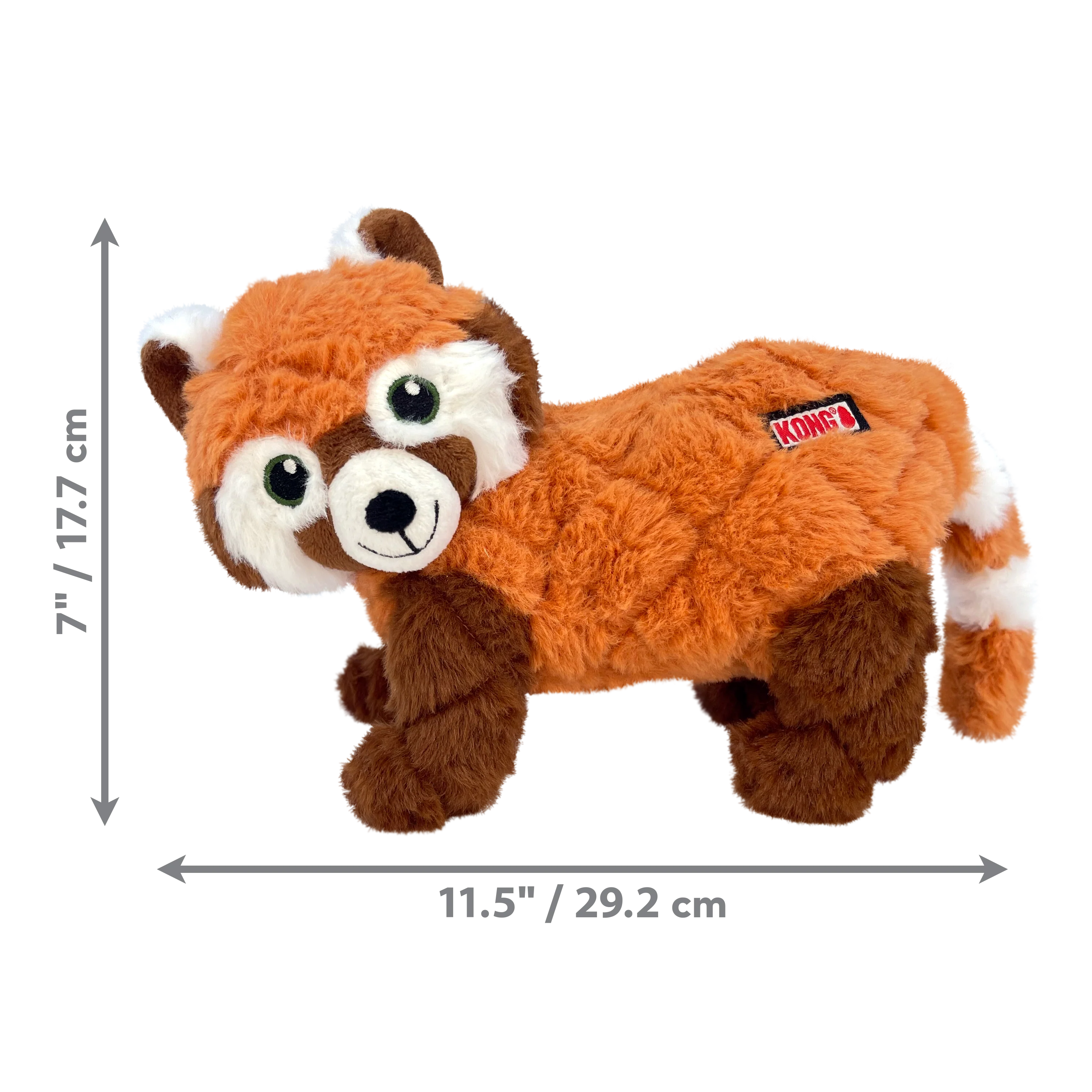 KONG Scampers Red Panda Dog Toy - Image 4