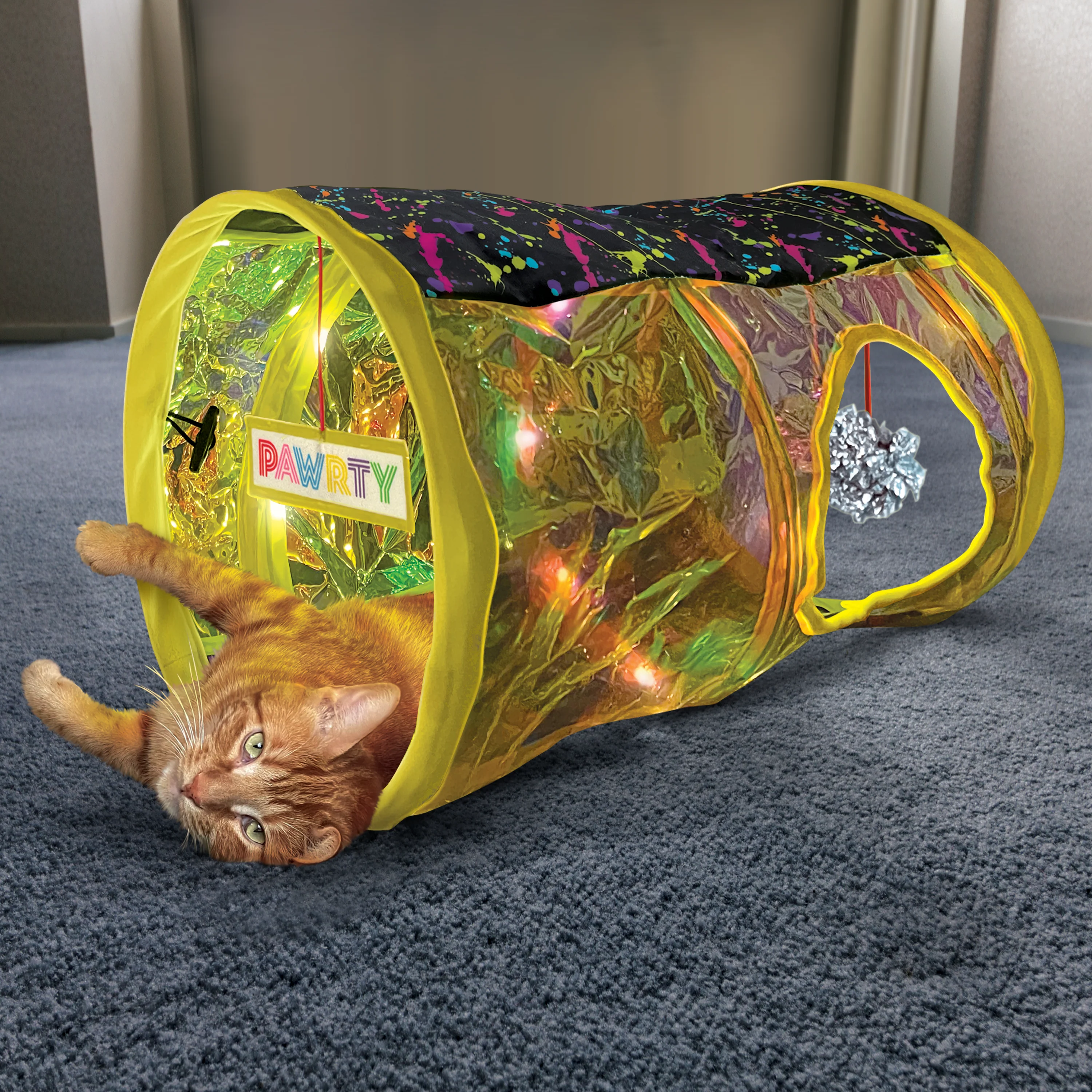 KONG Play Spaces Rave Cave Cat Toy - Image 2