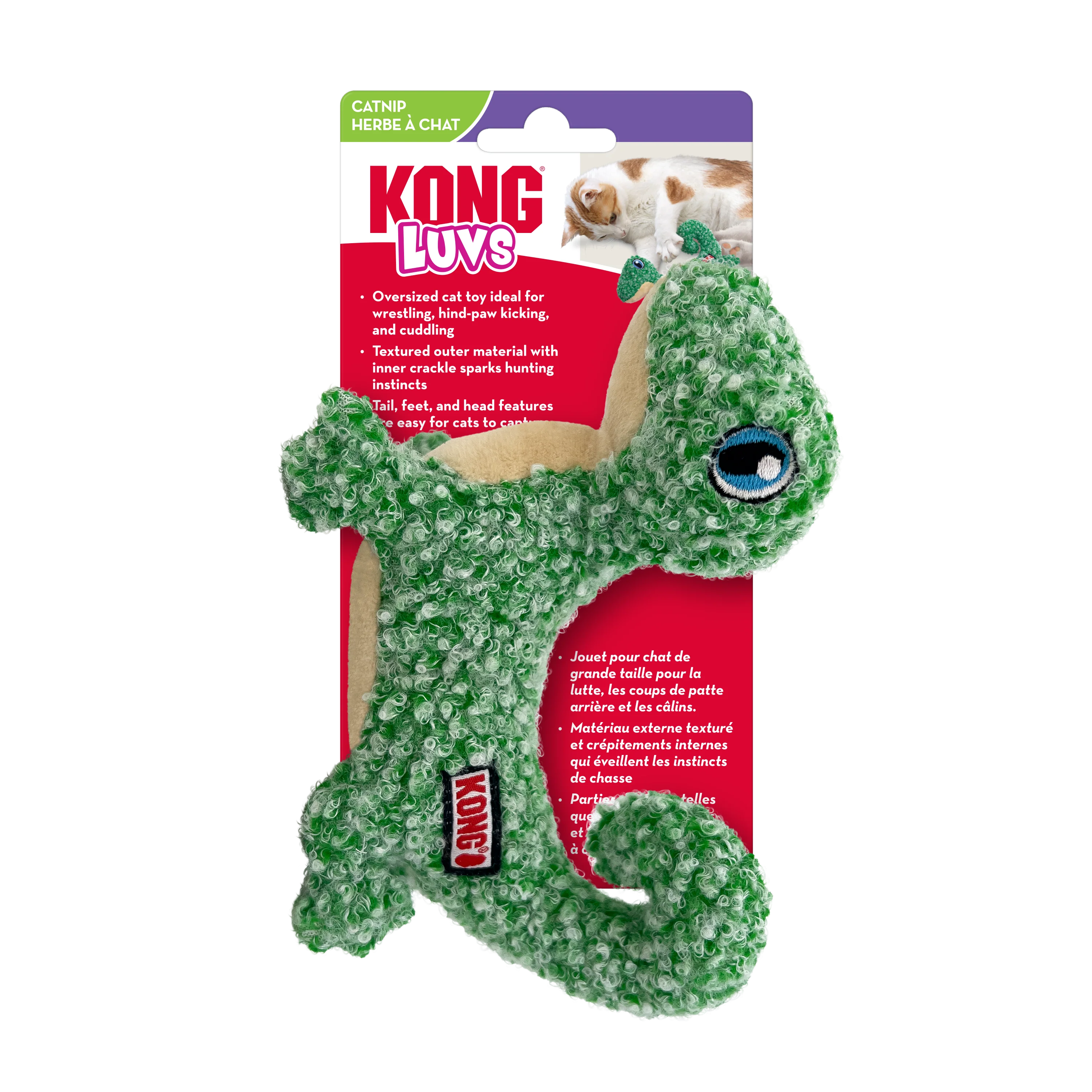 KONG Cat Luvs Lizard Cat Toy - Image 3