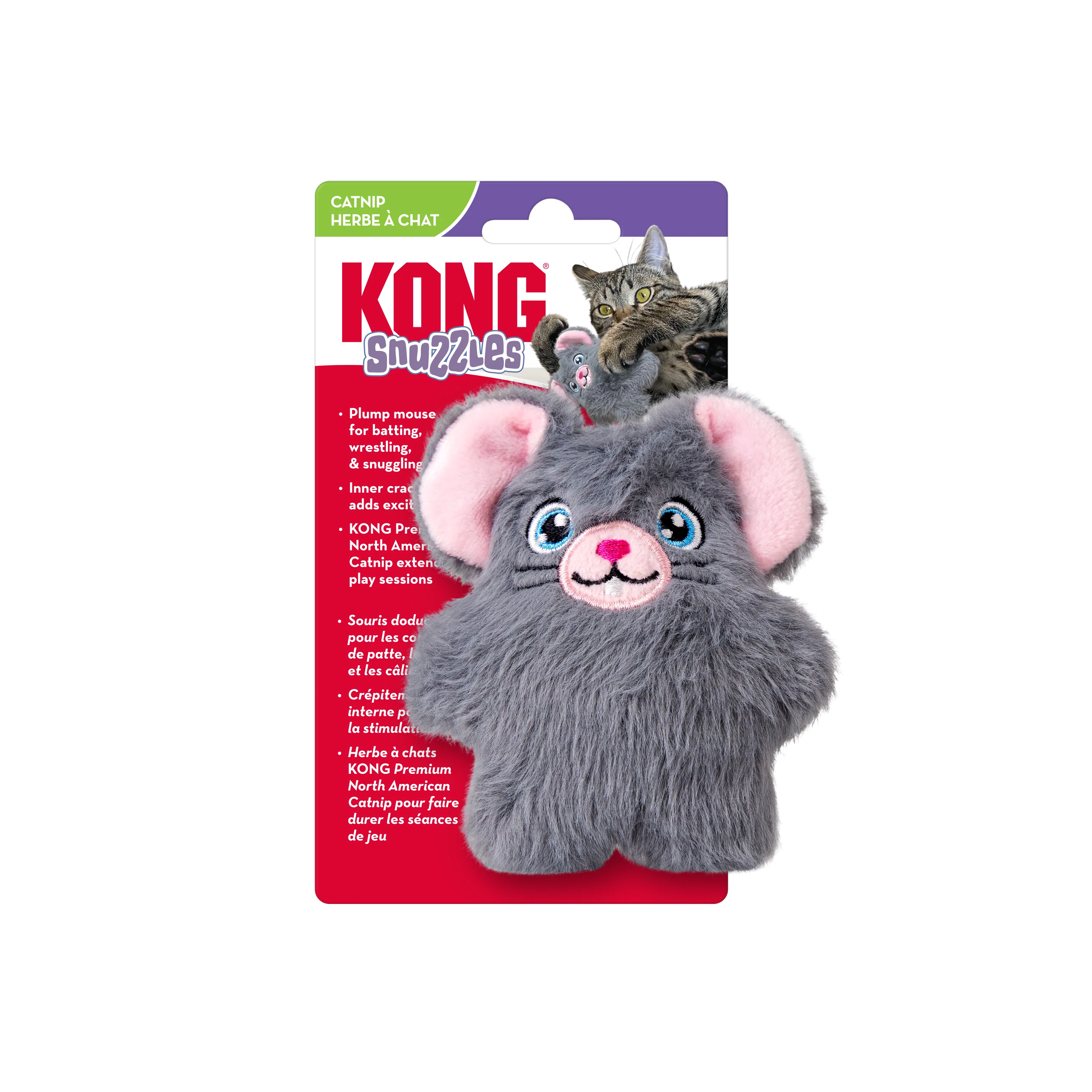 KONG Cat Snuzzles Mouse Cat Toy - Image 3