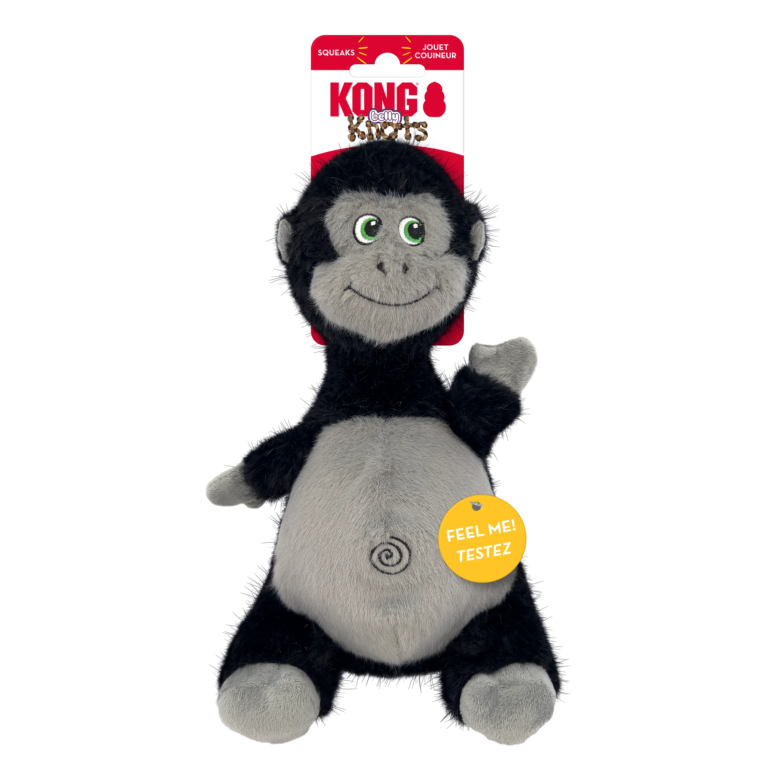 KONG Knots Belly Gorilla Dog Toy - Image 2