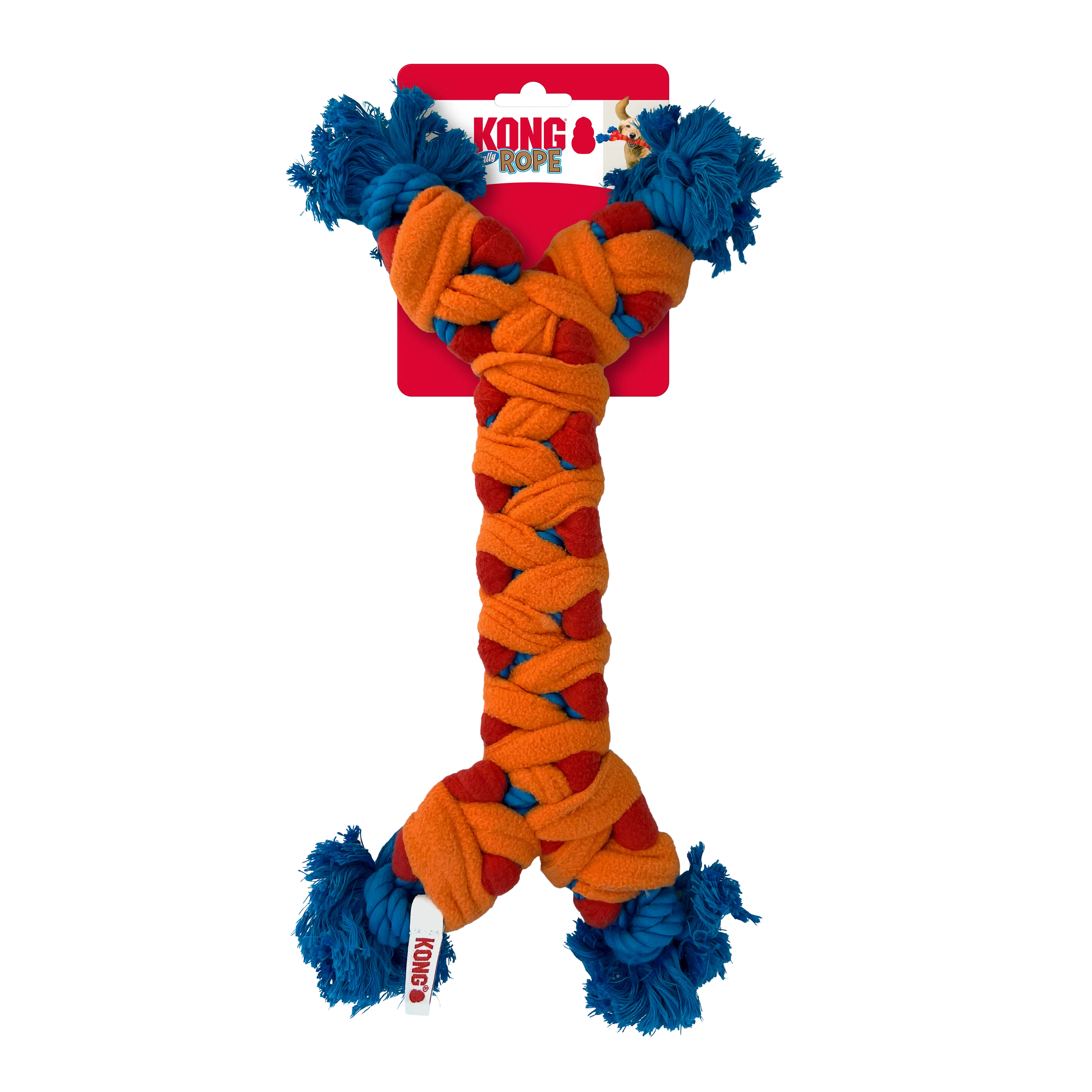 KONG Rope Rally Bone Dog Toy - Image 3