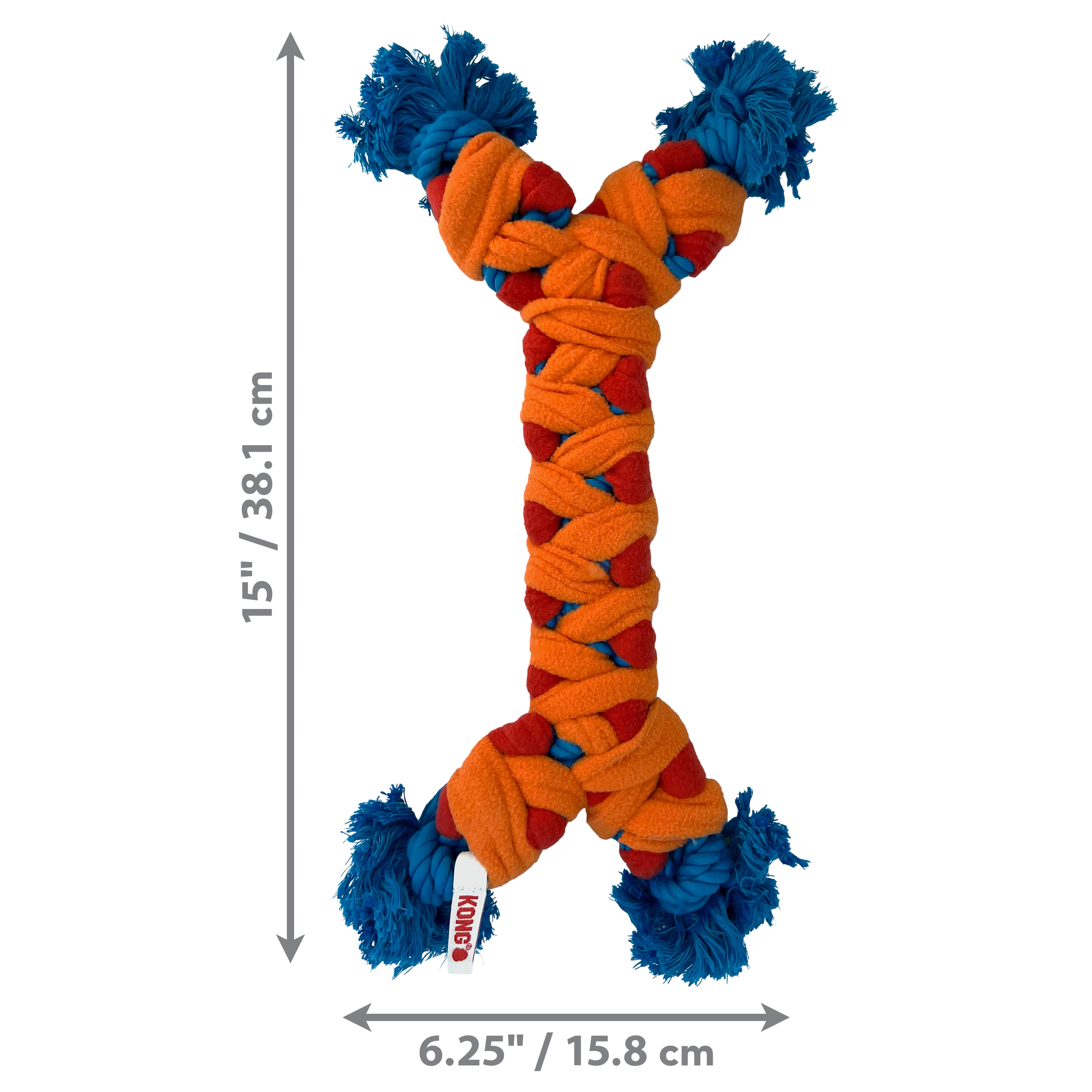KONG Rope Rally Bone Dog Toy - Image 4