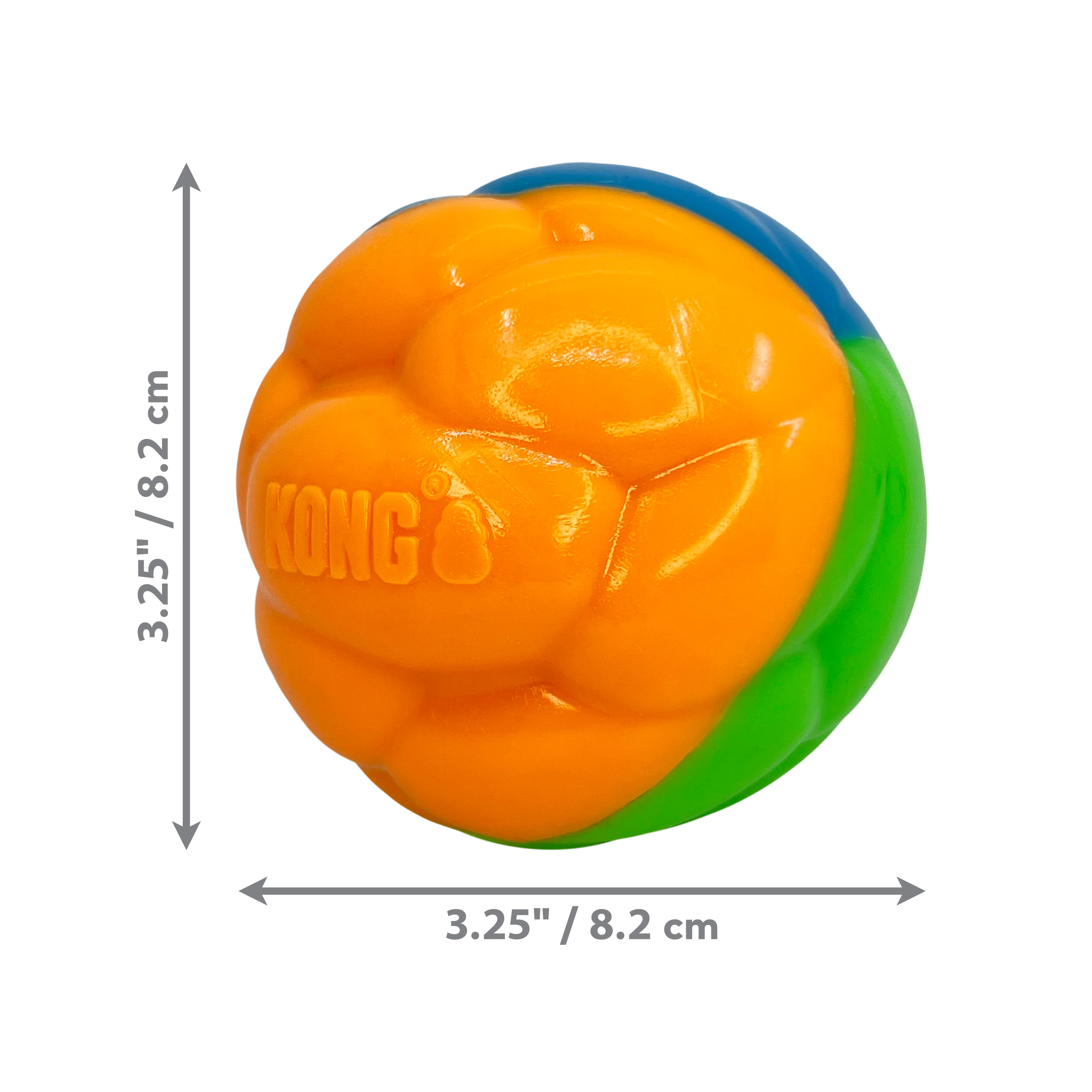 KONG Twistz High-Viz Ball Dog Toy - Image 4