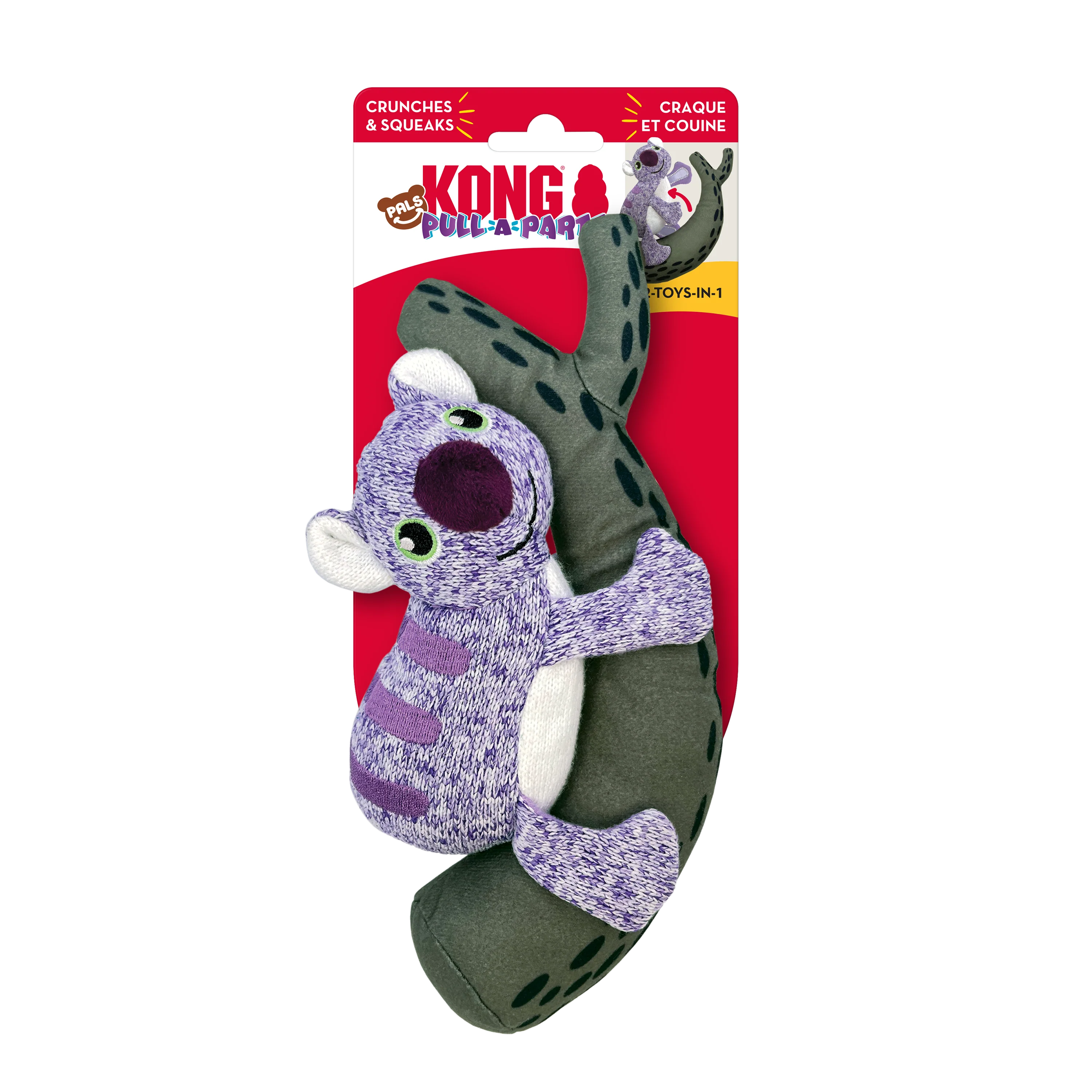 Kong Pull-A-Partz Pals Koala Dog Toy - Image 2