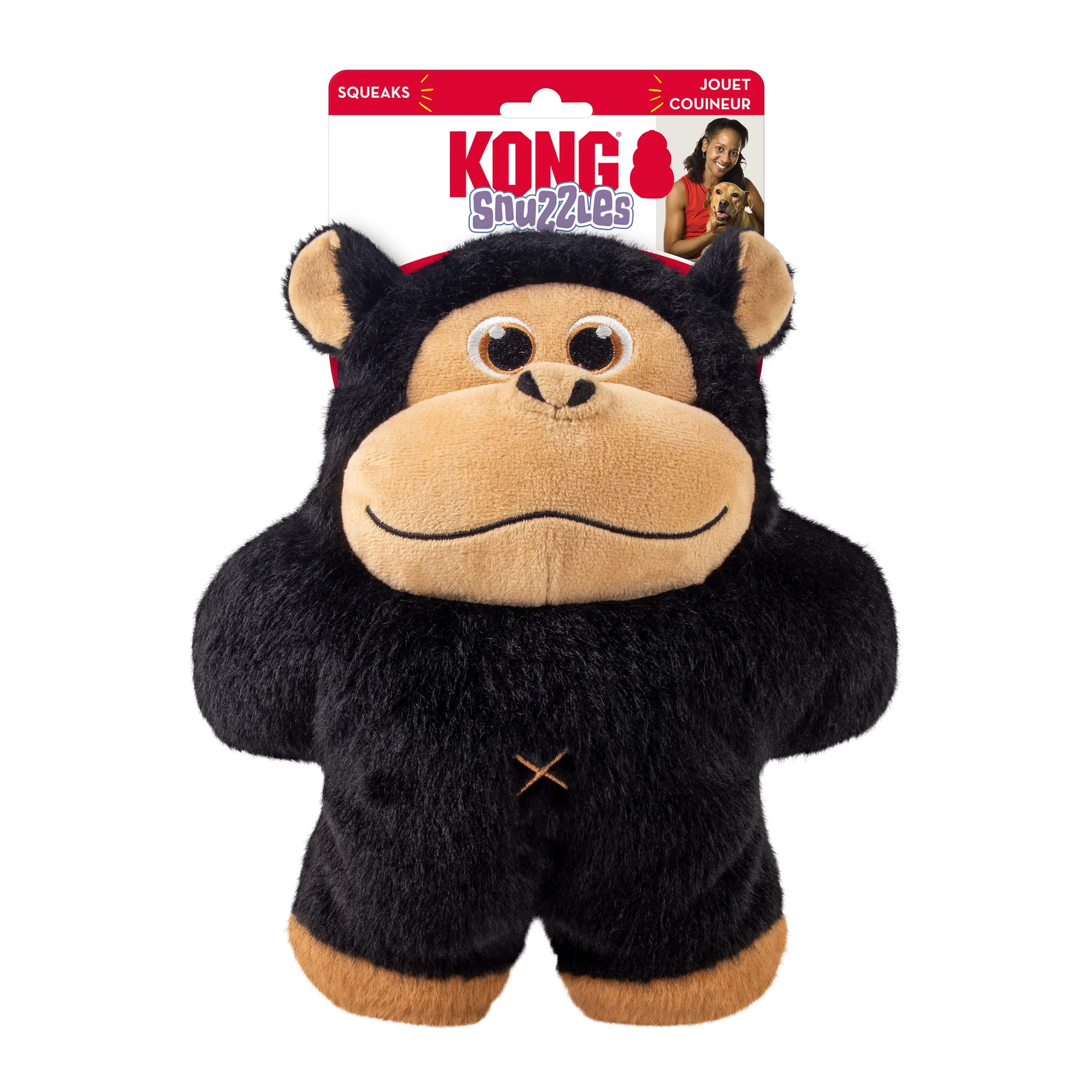 KONG Snuzzles Gorilla Dog Toy - Image 4