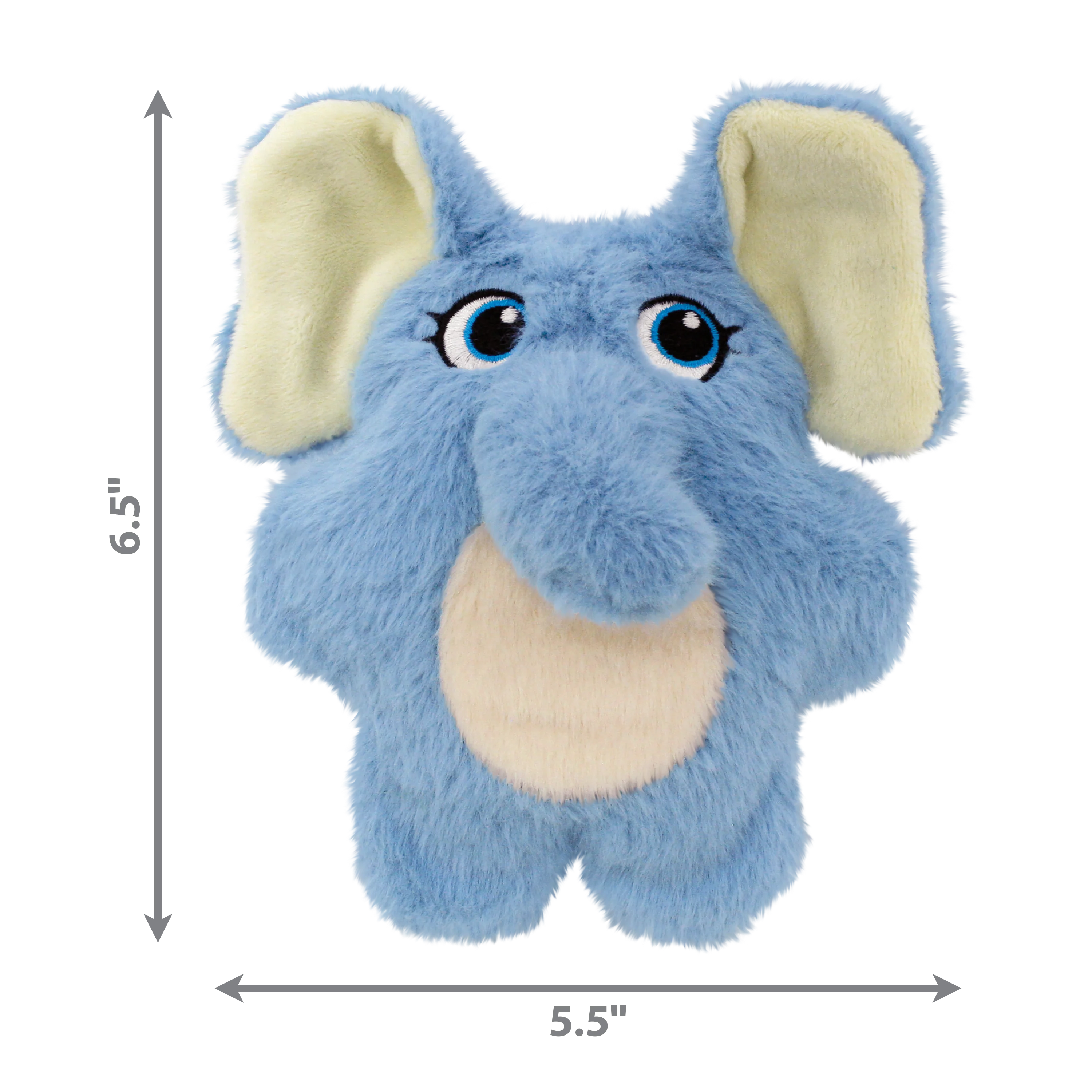 Kong Snuzzles Kiddos Elephant Dog Toy - Image 4