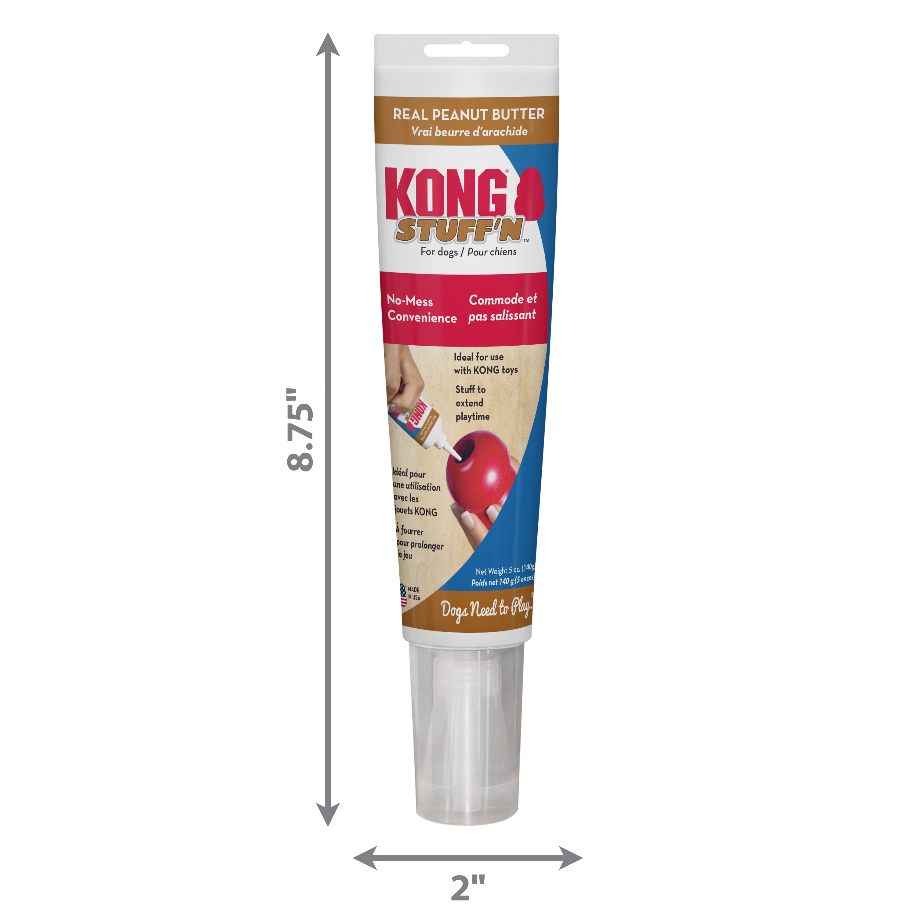 Kong Stuff'n Real Peanut Butter Banana Bacon All Natural Dog Pet Treats - Image 3