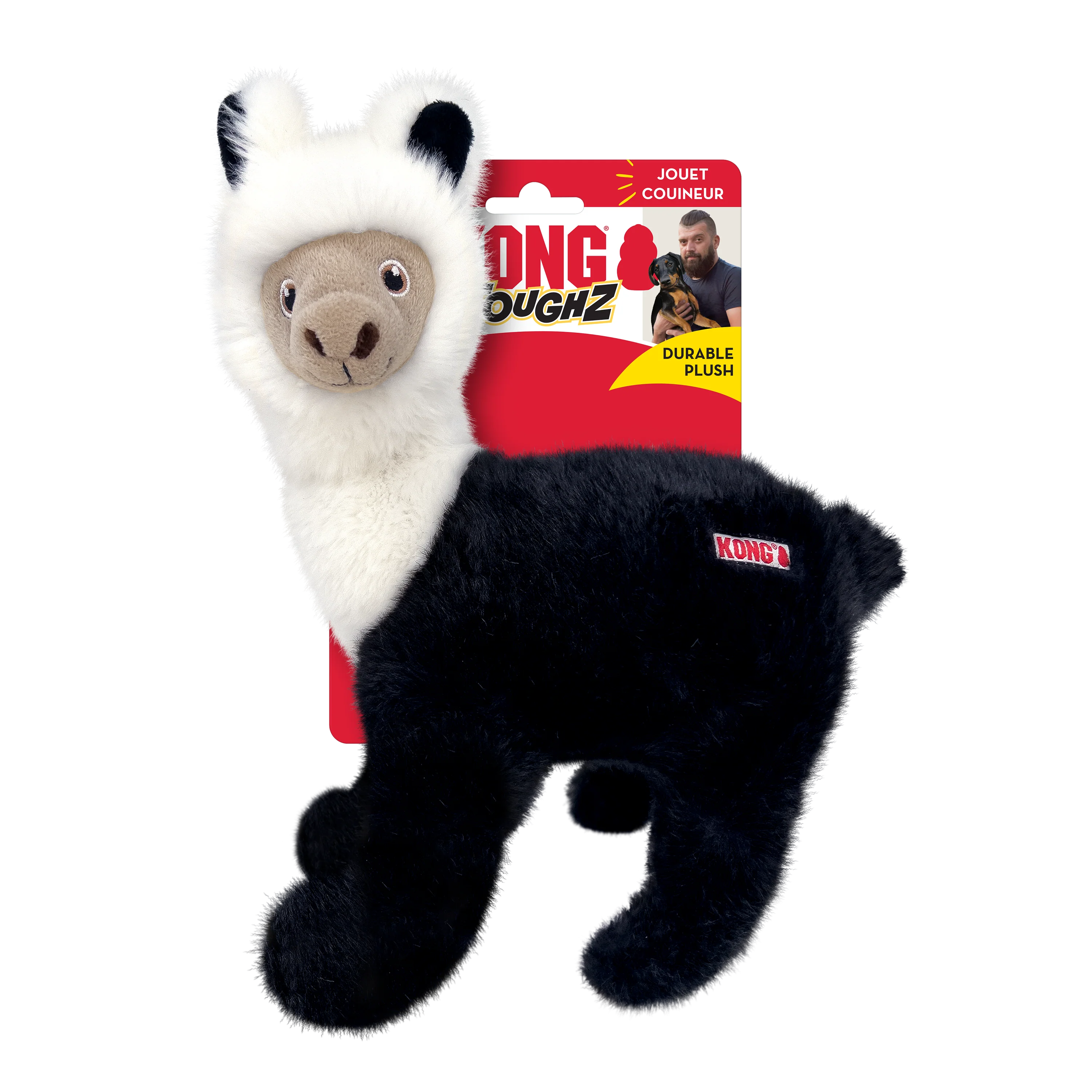 KONG Toughz Llama Dog Toy - Image 3
