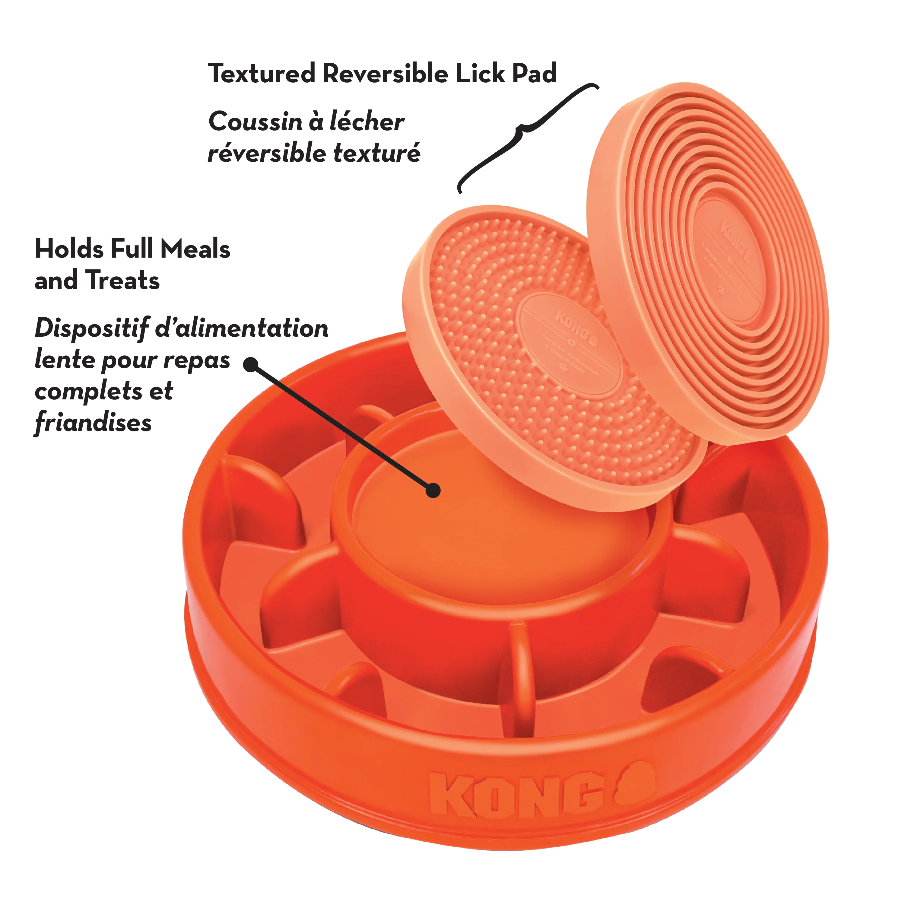 KONG Licks Mealtime Dog Treat and Slow Feeder - Image 3