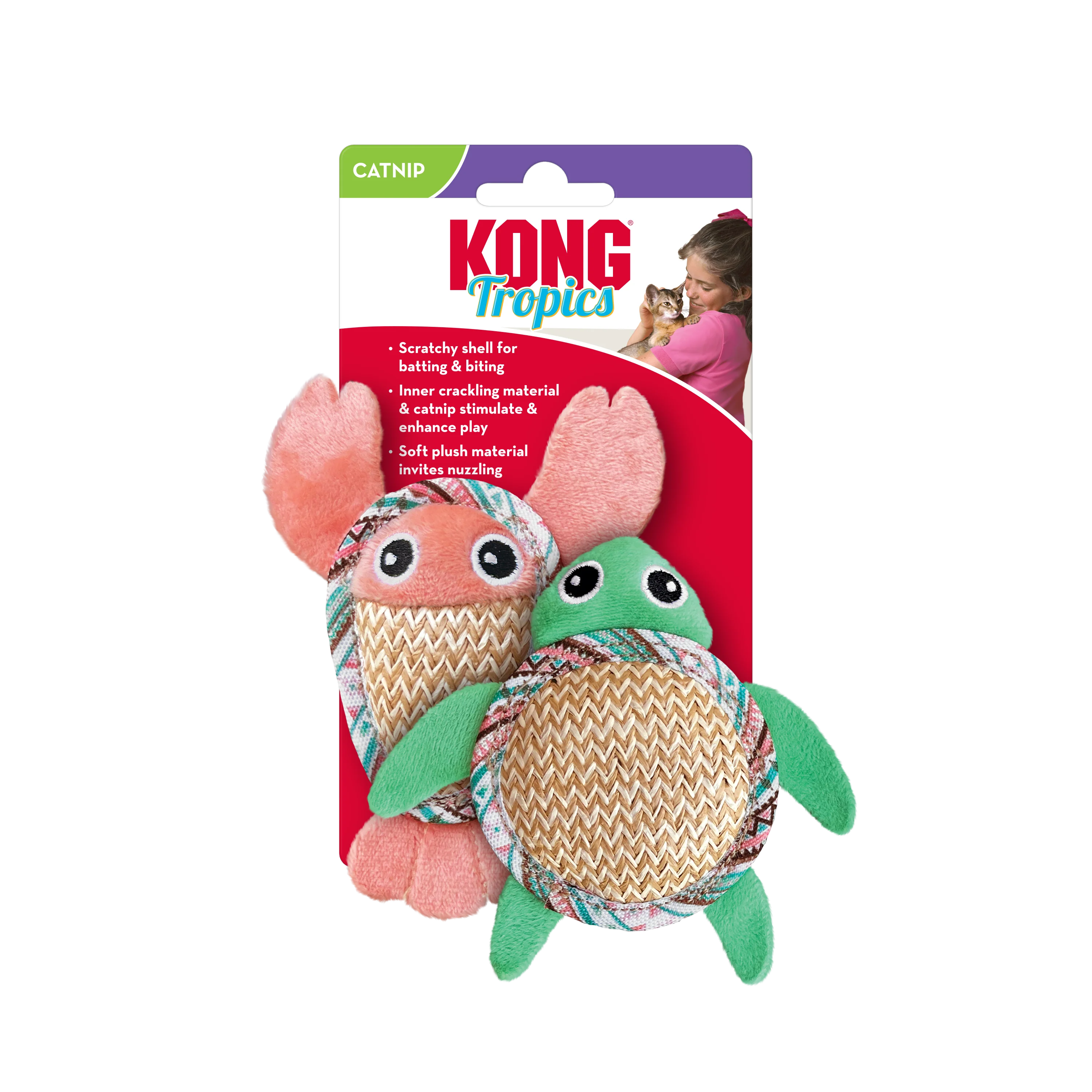 KONG Tropics Pals Cat Toy - Image 2