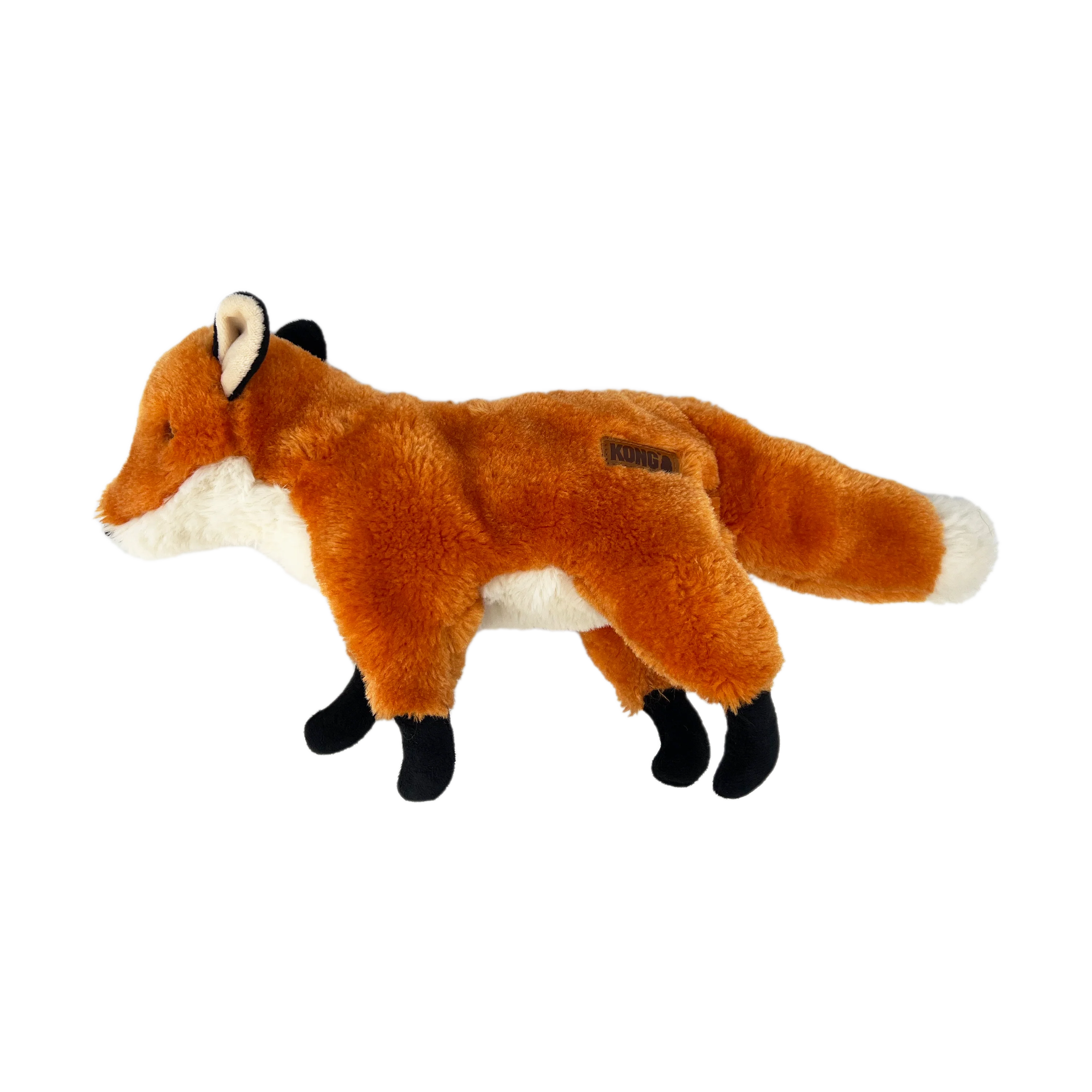 KONG Wild Low Stuff Creatures Fox Dog Toy