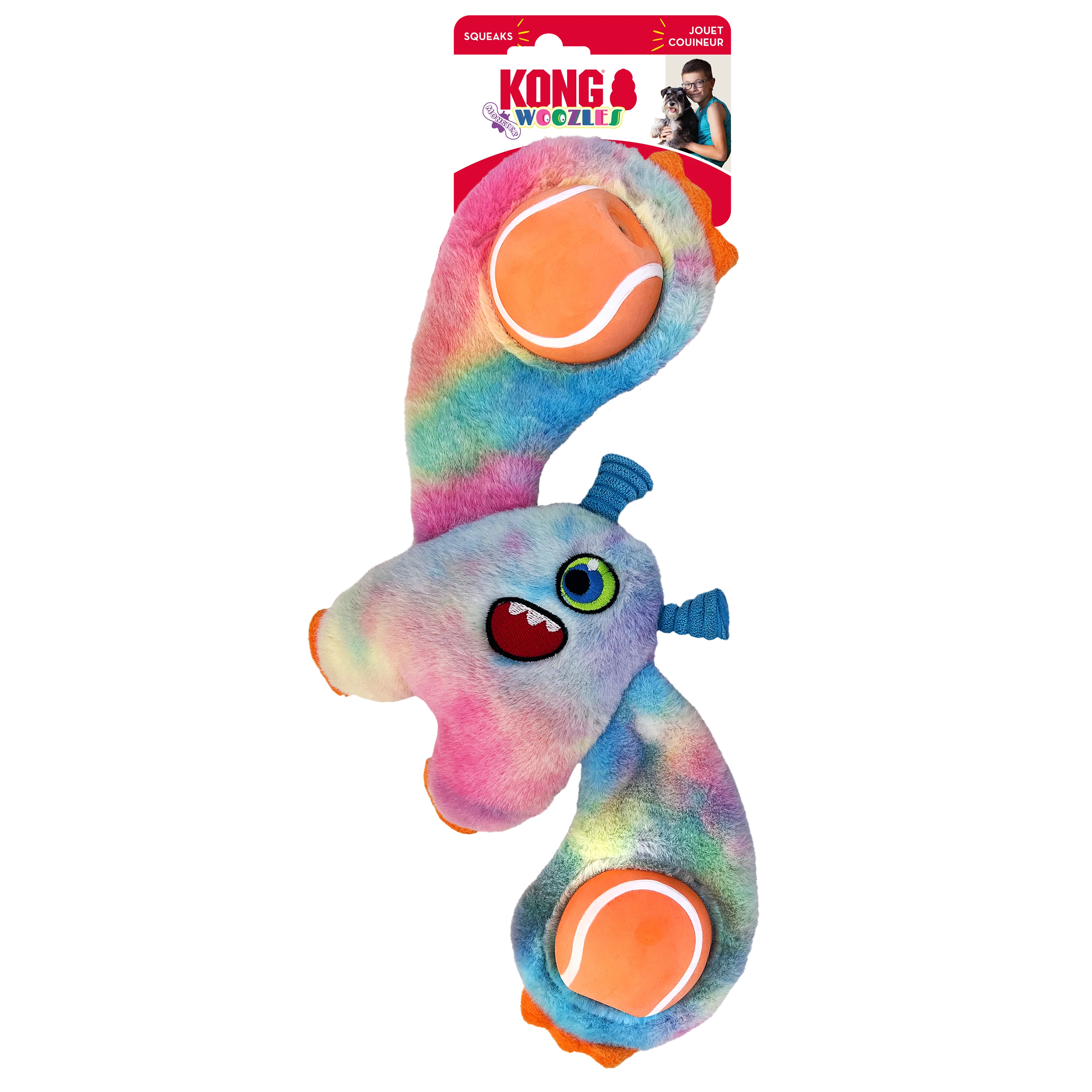 KONG Woozles Monster Assorted Dog Toy - Image 2