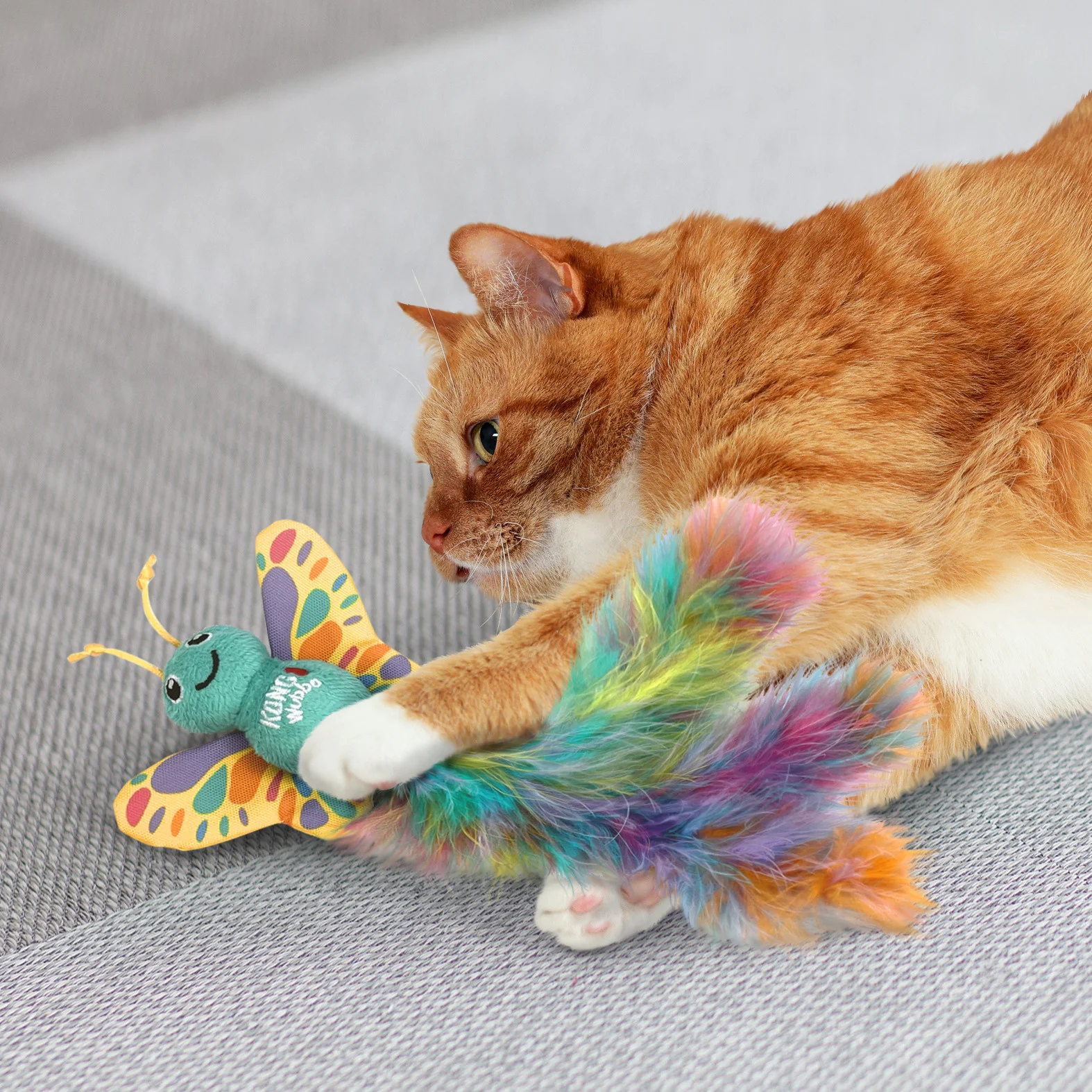 KONG Wubba™ Butterfly Cat Toy - Image 2