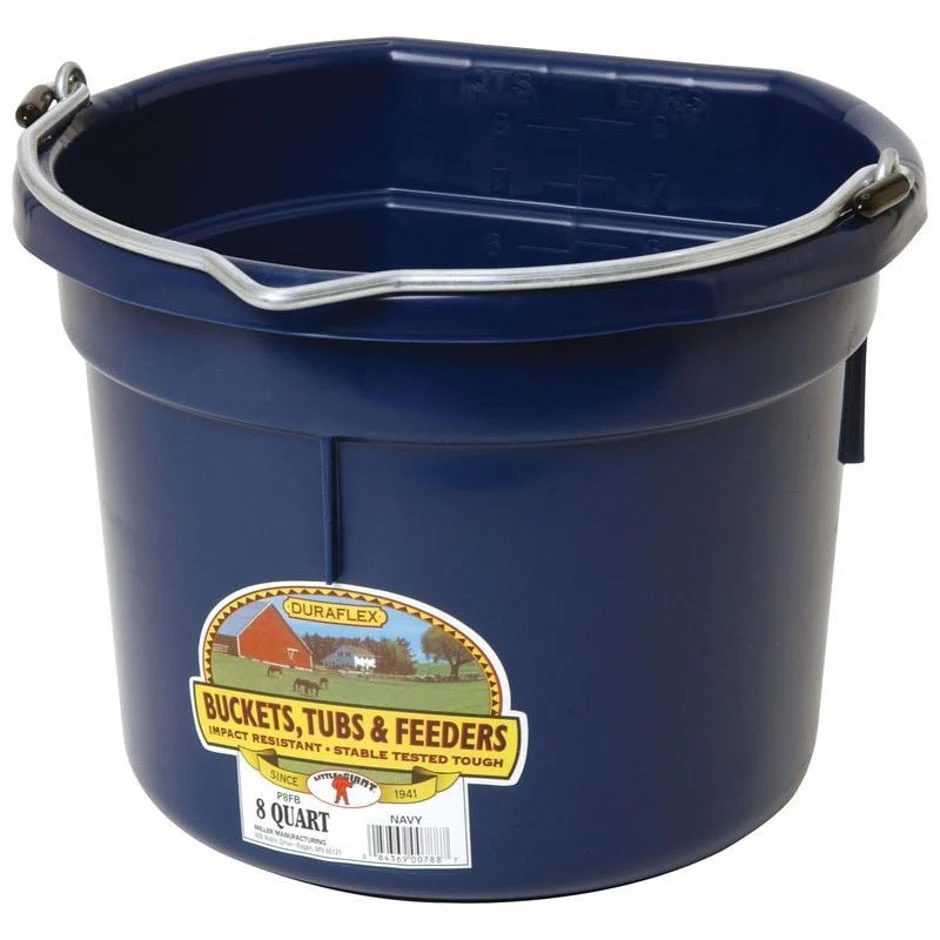 Little Giant Flat Back Plastic Bucket 8 Quart - Image 3