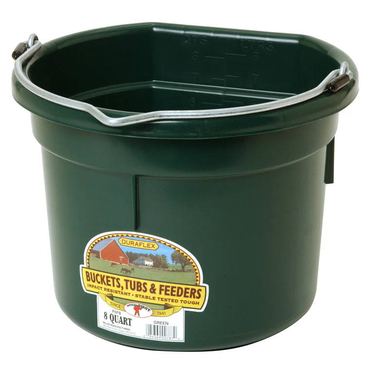 Little Giant Flat Back Plastic Bucket 8 Quart - Image 7