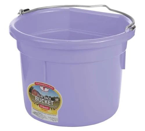 Little Giant Flat Back Plastic Bucket 8 Quart - Image 8