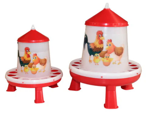 Little Giant Illustrated Poultry Feeder with Legs - Image 2