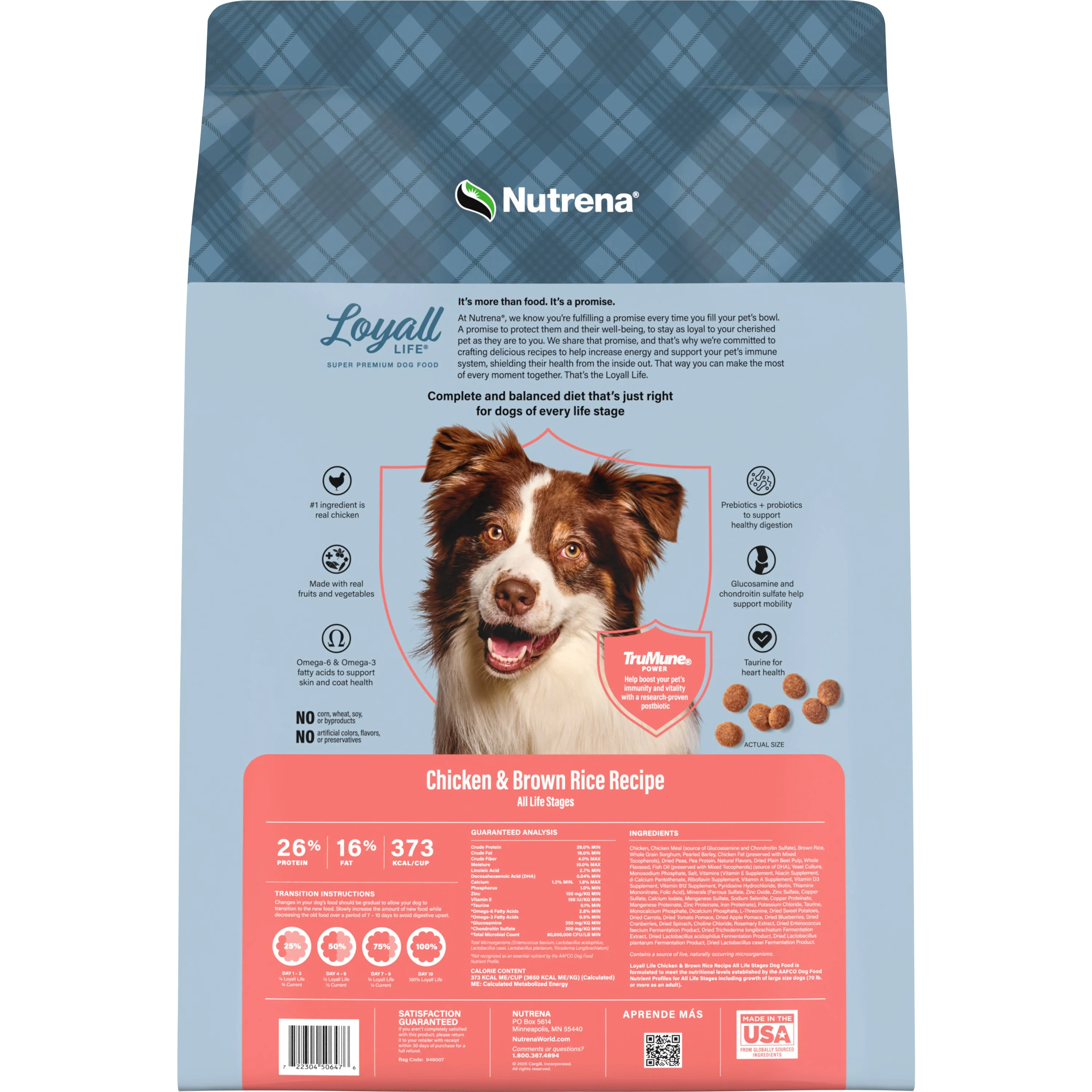 Nutrena® Loyall Life® Chicken & Brown Rice Recipe All Life Stages Dog Food - Image 2
