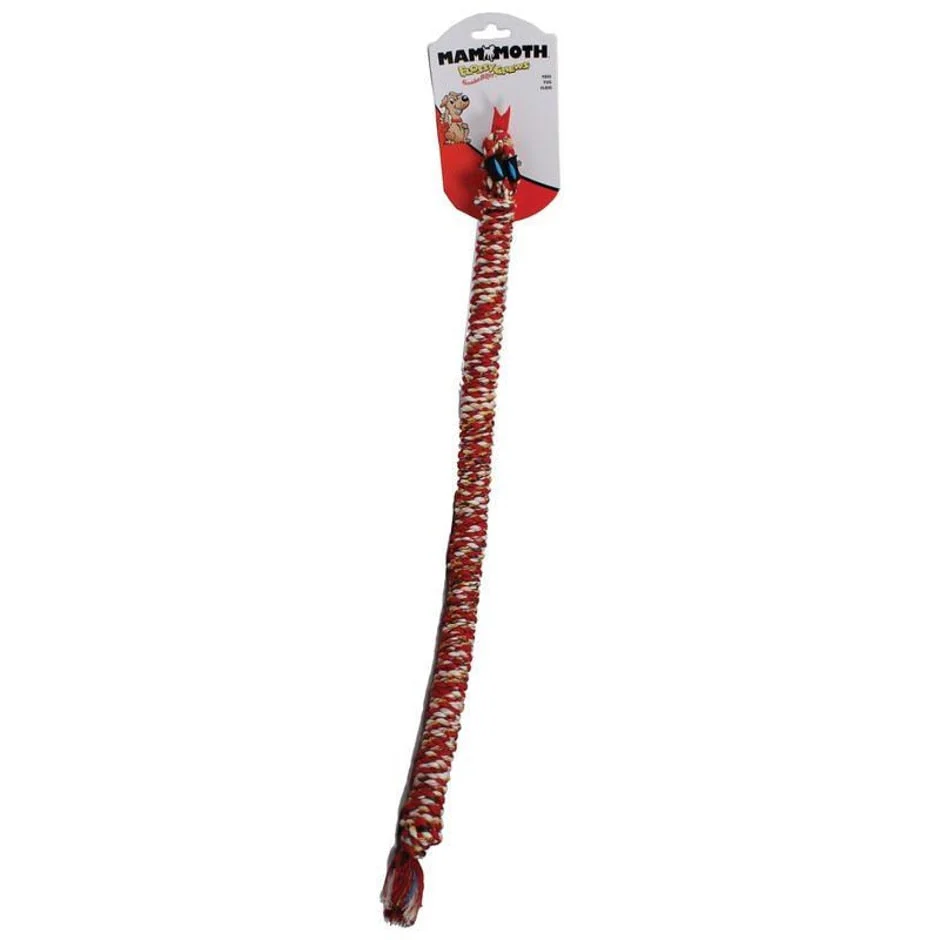 Mammoth Flossy Chews Snakebiter Colored Rope Toy - Image 3
